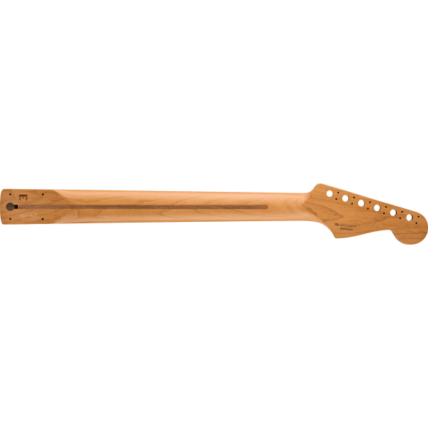 Fender "Satin Roasted Maple Stratocaster LH Neck, 22 Jumbo Frets, 12"", Maple, Flat Oval Shape"