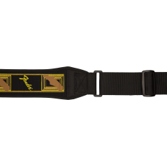 Fender "Swell Neoprene Strap, Blk/Ylw/Brn Mono, 2.5"""
