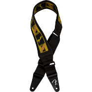 Fender Swell™ Neoprene Strap, Blk/Ylw/Brn Mono, 2.5"