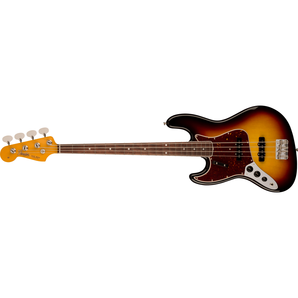 Fender American Vintage II 1966 Jazz Bass Left-Hand, Rosewood Fingerboard, 3-Color Sunburst