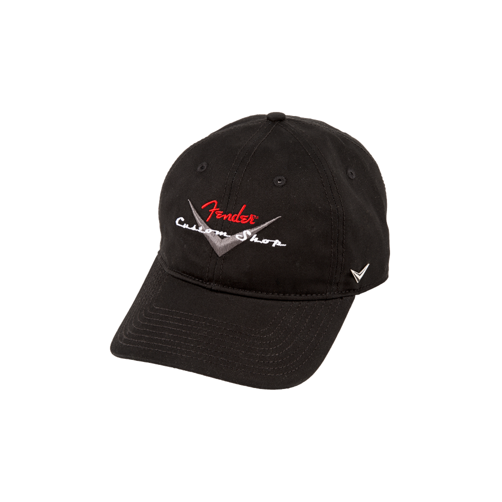 Fender Custom Shop Baseball Hat, Black, One Size Fits Most