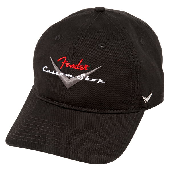 Fender Fender® Custom Shop Baseball Hat, Black, One Size Fits Most
