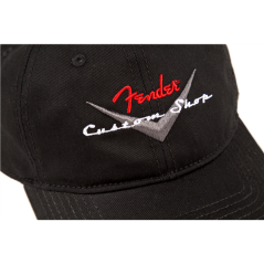 Fender Custom Shop Baseball Hat, Black, One Size Fits Most