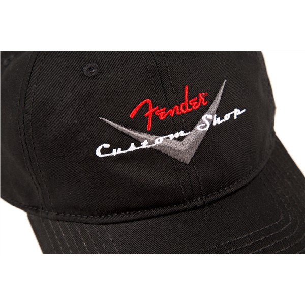 Fender Fender® Custom Shop Baseball Hat, Black, One Size Fits Most