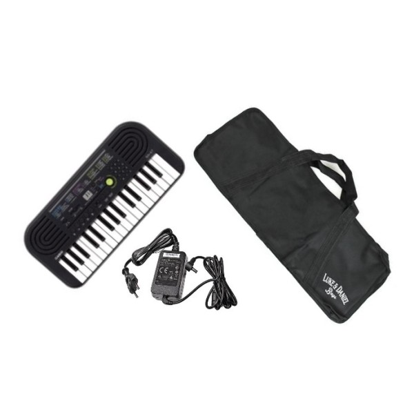 Casio SA-51 Nera - OFFERTA BUNDLE tastiera scolastica 32 tasti mini con borsa e Alimentatore - back to school
