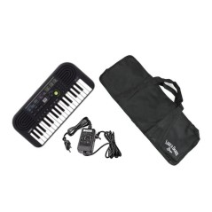 Casio SA-51 Nera - OFFERTA BUNDLE tastiera scolastica 32 tasti mini con borsa e Alimentatore - back to school