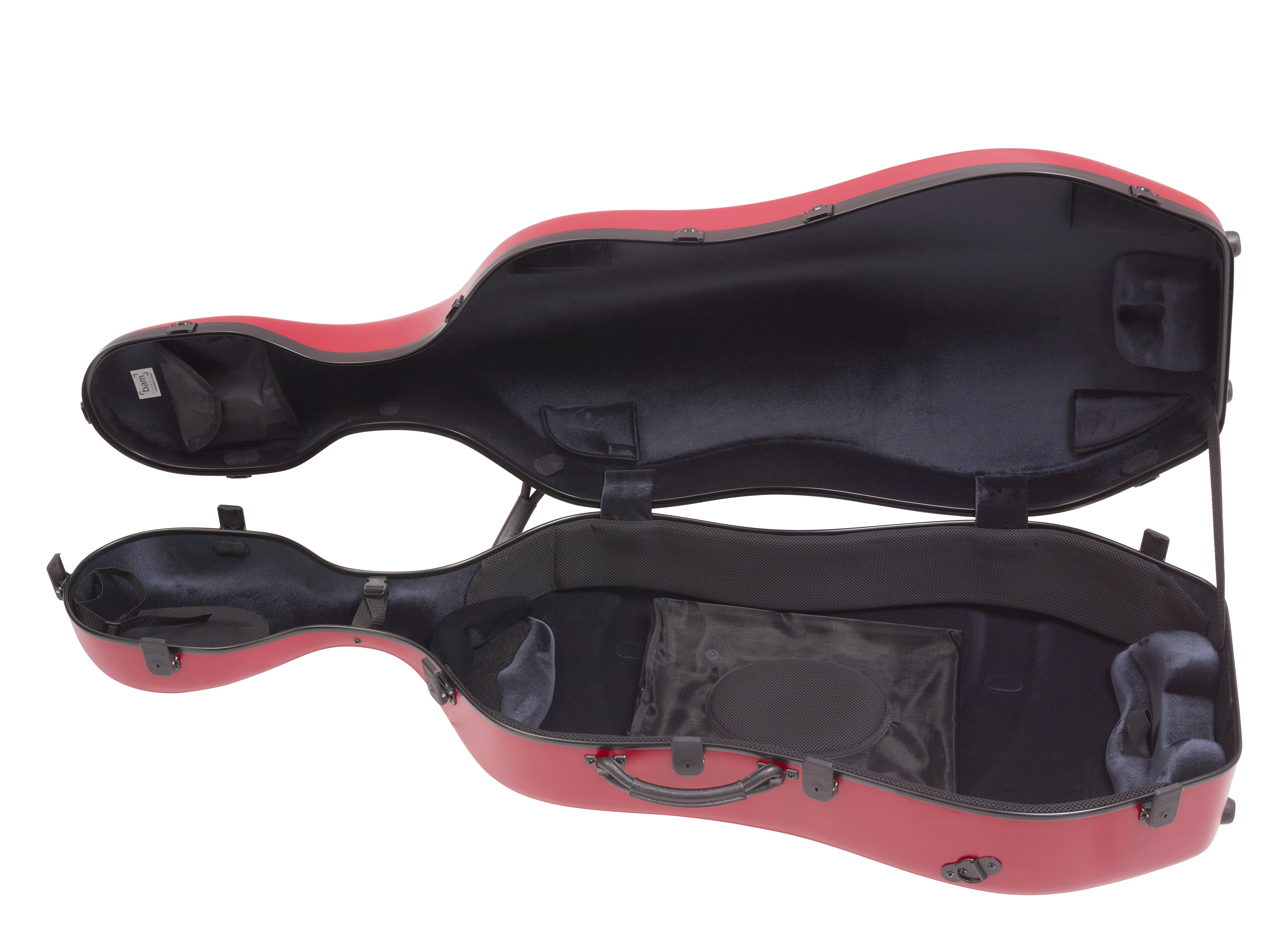 BAM ITALIA BAM 1001SRG CUSTODIA "CLASSIC" PER VIOLONCELLO - POMEGRANATE RED