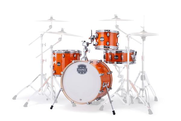MAPEX IT MM486SOG MARS MAPLE BEBOP 4 PEZZI GLOSSY AMBER