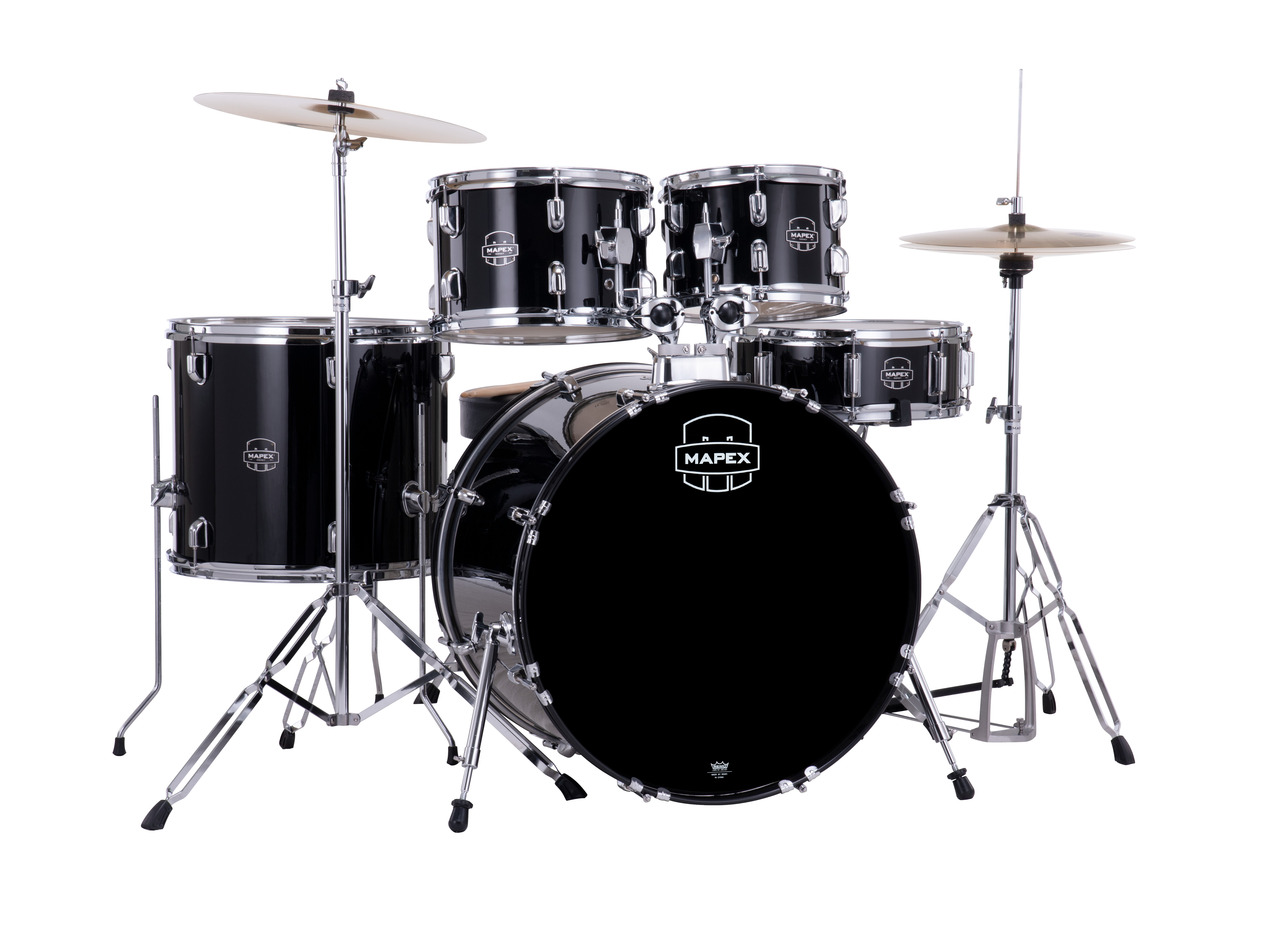 MAPEX IT CM5294FTCDK COMET ROCK 5 PEZZI DARK BLACK CON PIATTI
