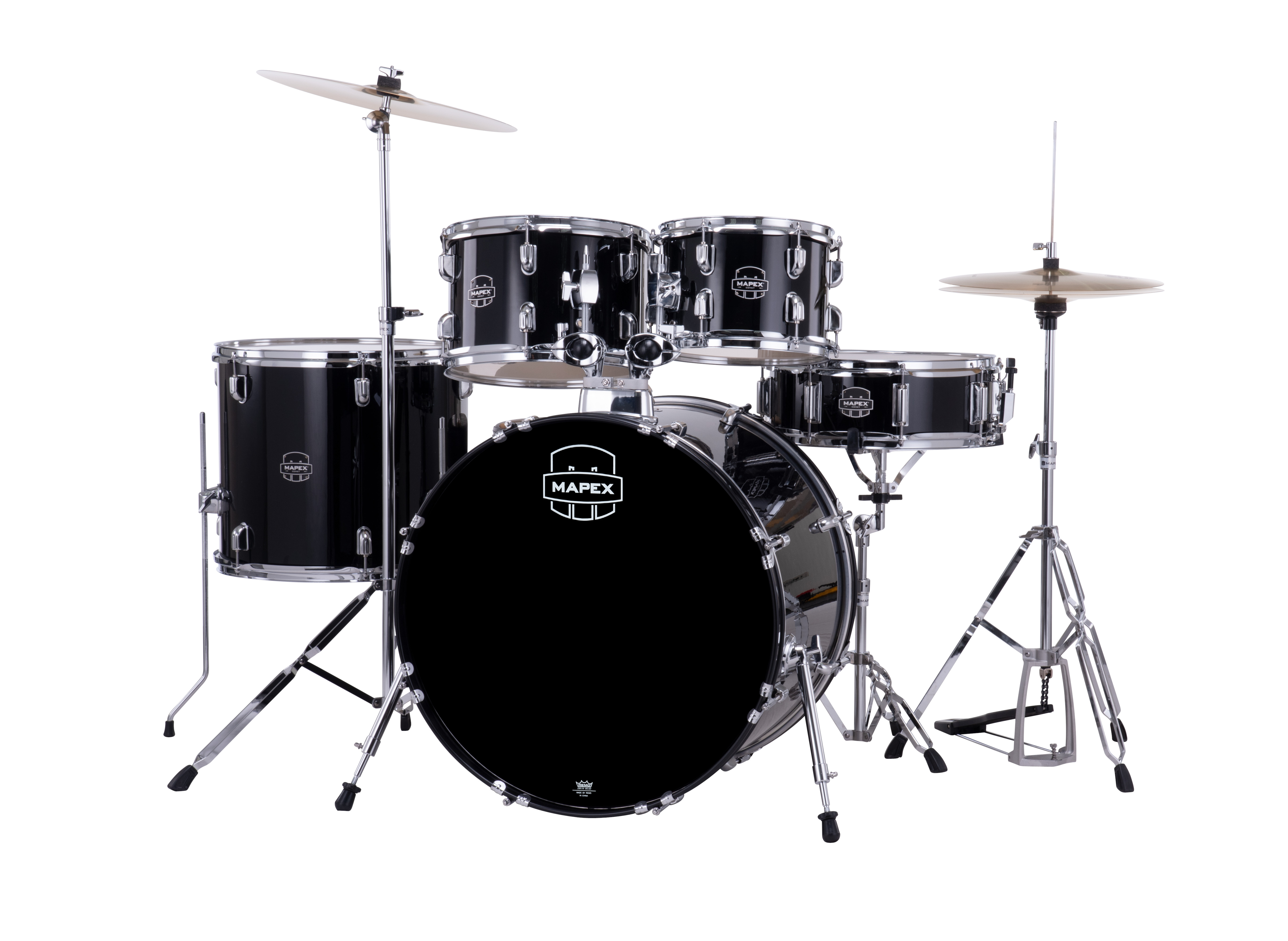 MAPEX IT CM5294FTCDK COMET ROCK 5 PEZZI DARK BLACK CON PIATTI