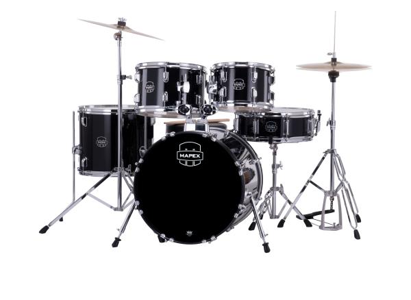 MAPEX IT CM5844FTCDK COMET STUDENT 5 PEZZI DARK BLACK CON PIATTI