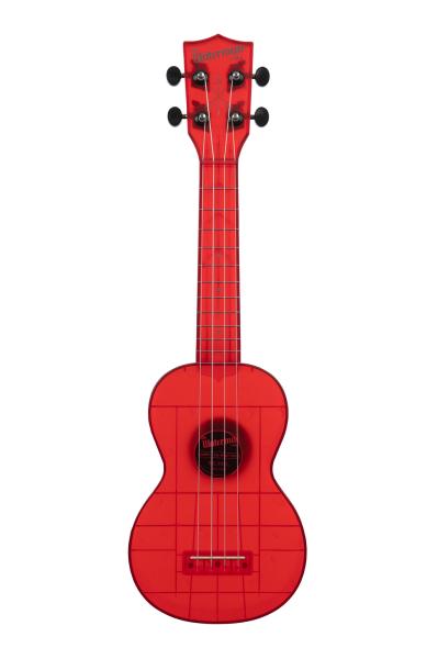 Kala KA-WMT-RD-S - Ukulele soprano Transparent Maritime Red - c/borsa