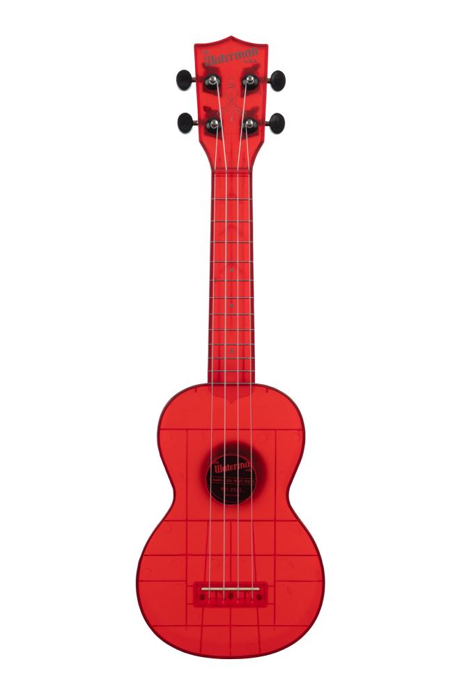 Kala KA-WMT-RD-S - Ukulele soprano Transparent Maritime Red - c/borsa