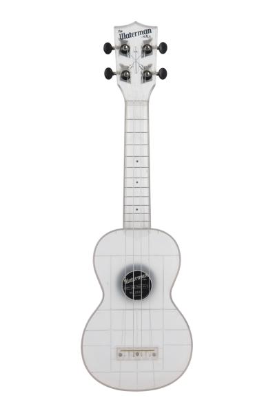Kala KA-WMT-CL-S - Ukulele soprano Transparent Frosted Glass - c/borsa