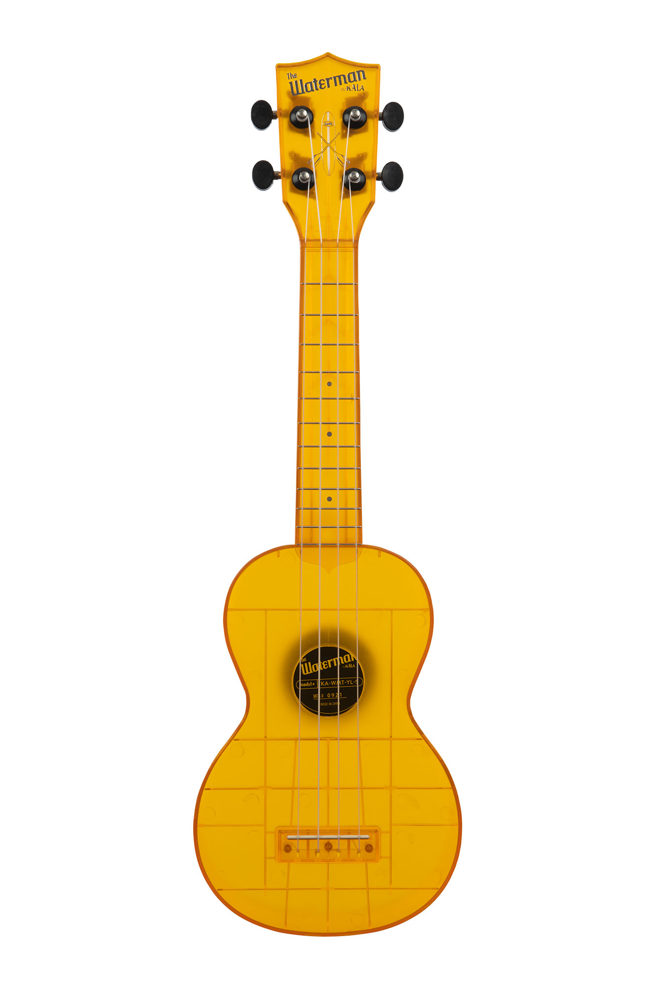 Kala KA-WMT-YL-S - Ukulele soprano Transparent Amber Yellow - c/borsa