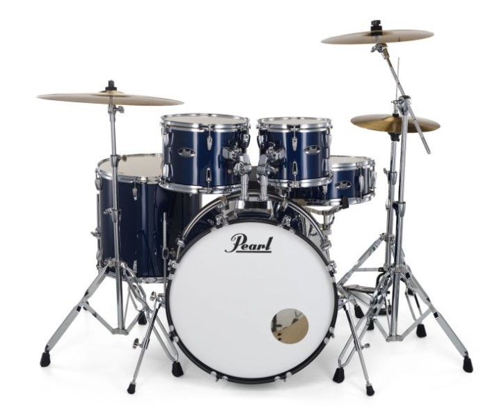 Pearl Roadshow RS505BCC743 20" 4pz Royal Blue Metallic - BATTERIA ACUSTICA CON HARDWARE E PIATTI SABIAN