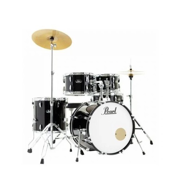PEARL RS505BC/C31 Roadshow 20" Jet Black - BATTERIA ACUSTICA 5 PEZZI CON PIATTI SABIAN E SGABELLO