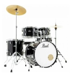 PEARL RS505BC/C31 Roadshow 20" Jet Black - BATTERIA ACUSTICA 5 PEZZI CON PIATTI SABIAN E SGABELLO