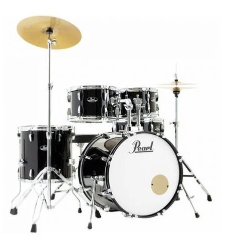 PEARL RS505BC/C31 Roadshow 20" Jet Black - BATTERIA ACUSTICA 5 PEZZI CON PIATTI SABIAN E SGABELLO