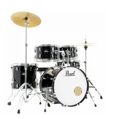 PEARL RS585BC/C31 Roadshow Jet Black con Hardware e Piatti Sabian