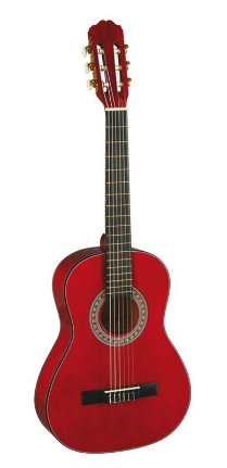 DAM CG821RD Chitarra classica rossa 3/4