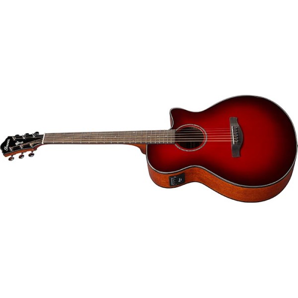 IBANEZ AEG51-TRH Transparent Red Sunburst High Gloss