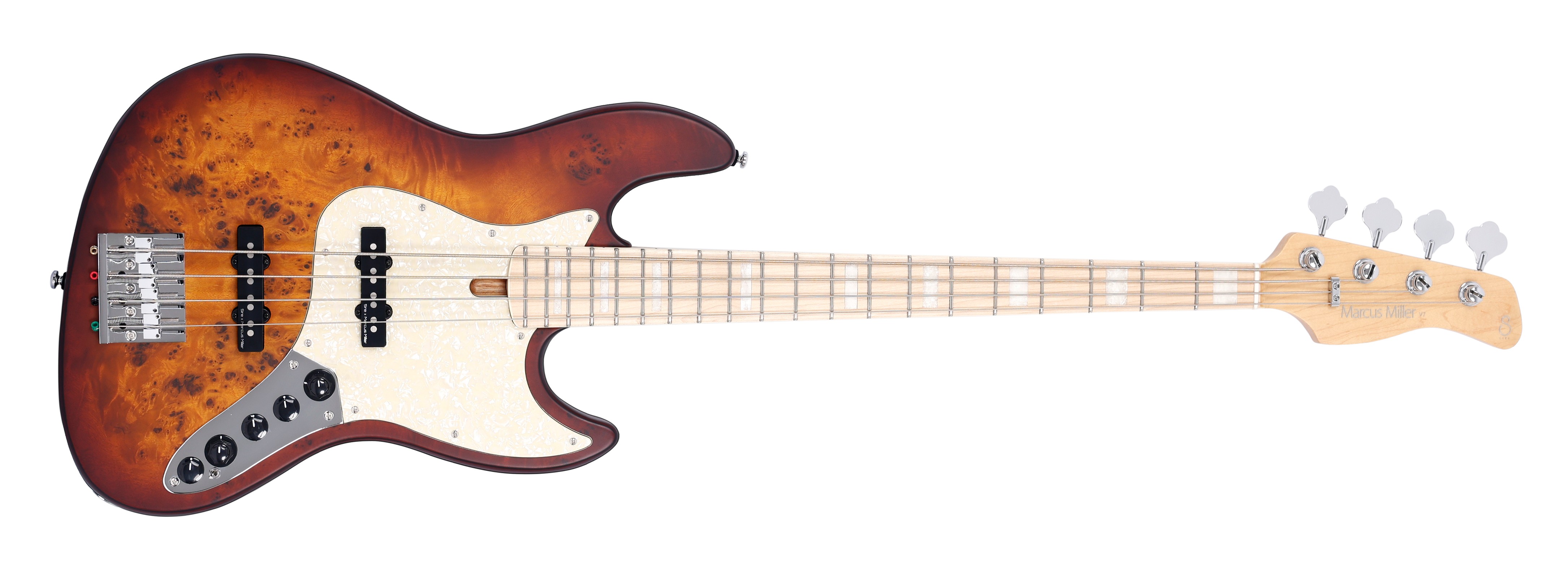 MARCUS MILLER V7 SWAMP ASH-4 REISSUE TOBACCO SUNBURST SATIN