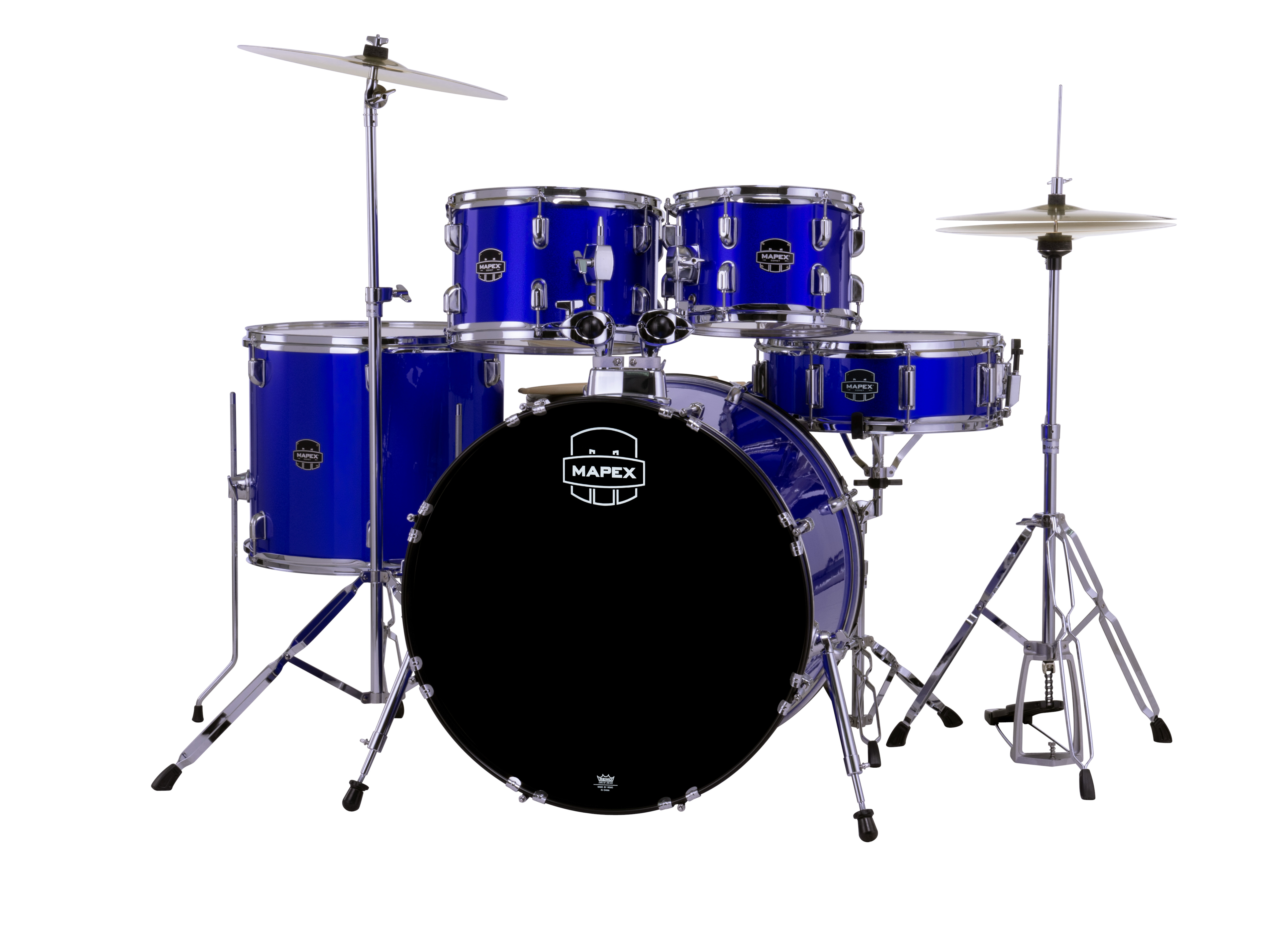 MAPEX IT CM5294FTCIB COMET ROCK 5 PEZZI INDIGO BLUE CON PIATTI