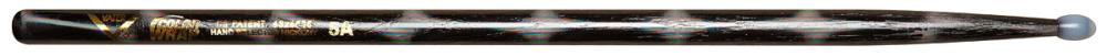 Vater VCBK5AN Color Wrap Los Angeles 5A Black Optic Nylon - L: 16 40.64cm D: 0.570 1.45cm - American Hickory