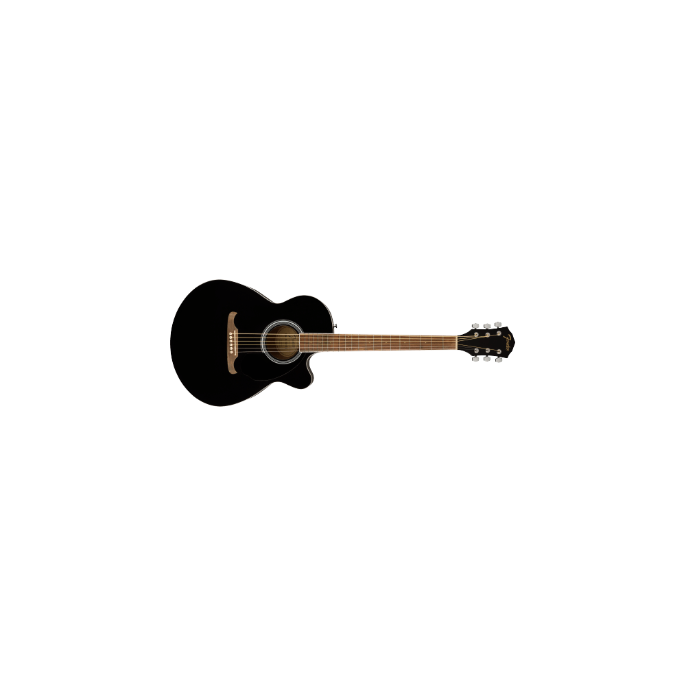 Fender FA-135CE Concert, Walnut Fingerboard, Black - chitarra acustica elettrificata