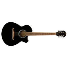 Fender FA-135CE Concert, Walnut Fingerboard, Black - chitarra acustica elettrificata