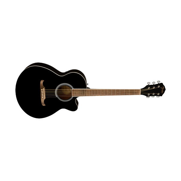 Fender FA-135CE Concert, Walnut Fingerboard, Black - chitarra acustica elettrificata