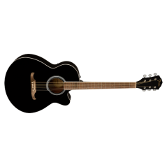 Fender FA-135CE Concert, Walnut Fingerboard, Black - chitarra acustica elettrificata