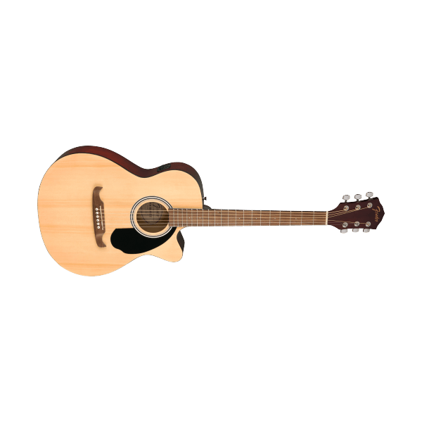 FENDER FA-135CE Concert Walnut Fingerboar Natural - CHITARRA ACUSTICA ELETTRIFICATA CUTAWY NATURALE