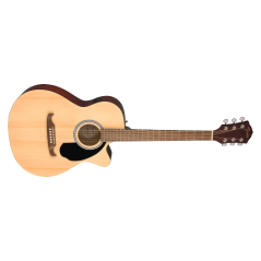FENDER FA-135CE Concert Walnut Fingerboar Natural - CHITARRA ACUSTICA ELETTRIFICATA CUTAWY NATURALE