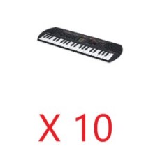 CASIO SA81-TASTIERA 44 TASTI MINI NERO / GRIGIO CHIARO - back to school