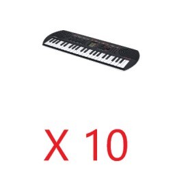 CASIO SA81-TASTIERA 44 TASTI MINI NERO / GRIGIO CHIARO - back to school