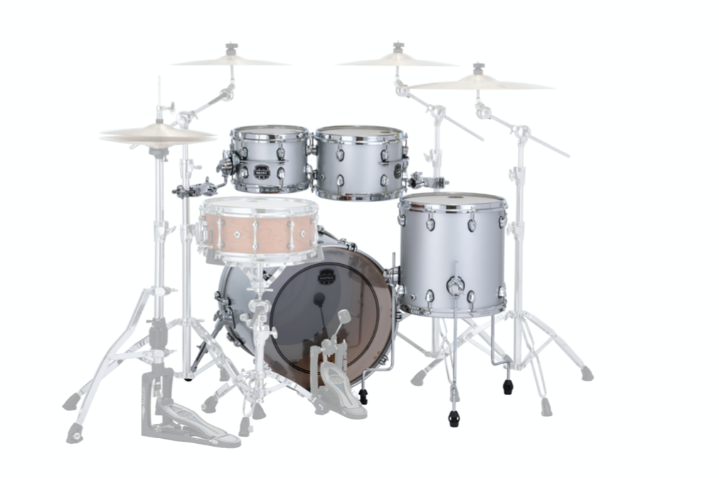MAPEX IT SE504XMPD SATURN EVOLUTION MAPLE FUSION 4 PEZZI IRIDIUM SILVER