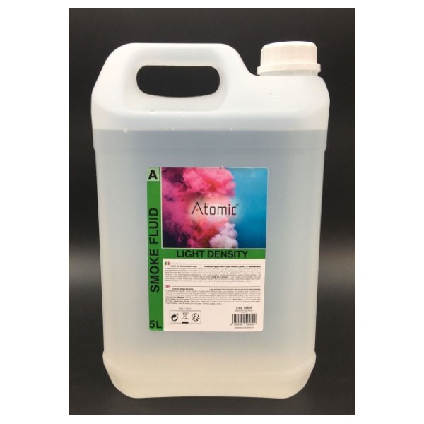 ATOMIC SMOKE PRO LIGHT LIQUIDO PER MACCHINA DEL FUMO CERTIFICATO TANICA DA 5 KG. MADE IN EUROPE