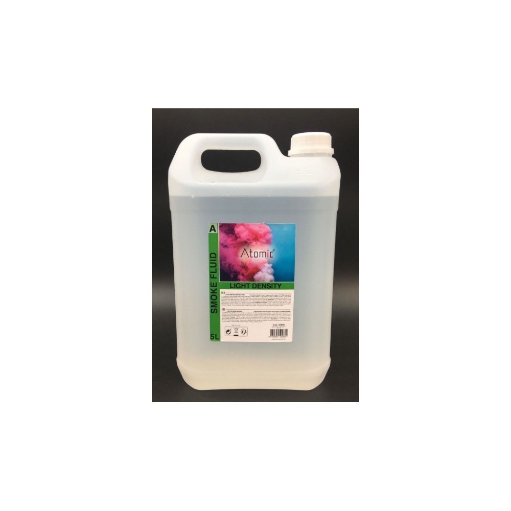 ATOMIC SMOKE PRO LIGHT LIQUIDO PER MACCHINA DEL FUMO CERTIFICATO TANICA DA 5 KG. MADE IN EUROPE
