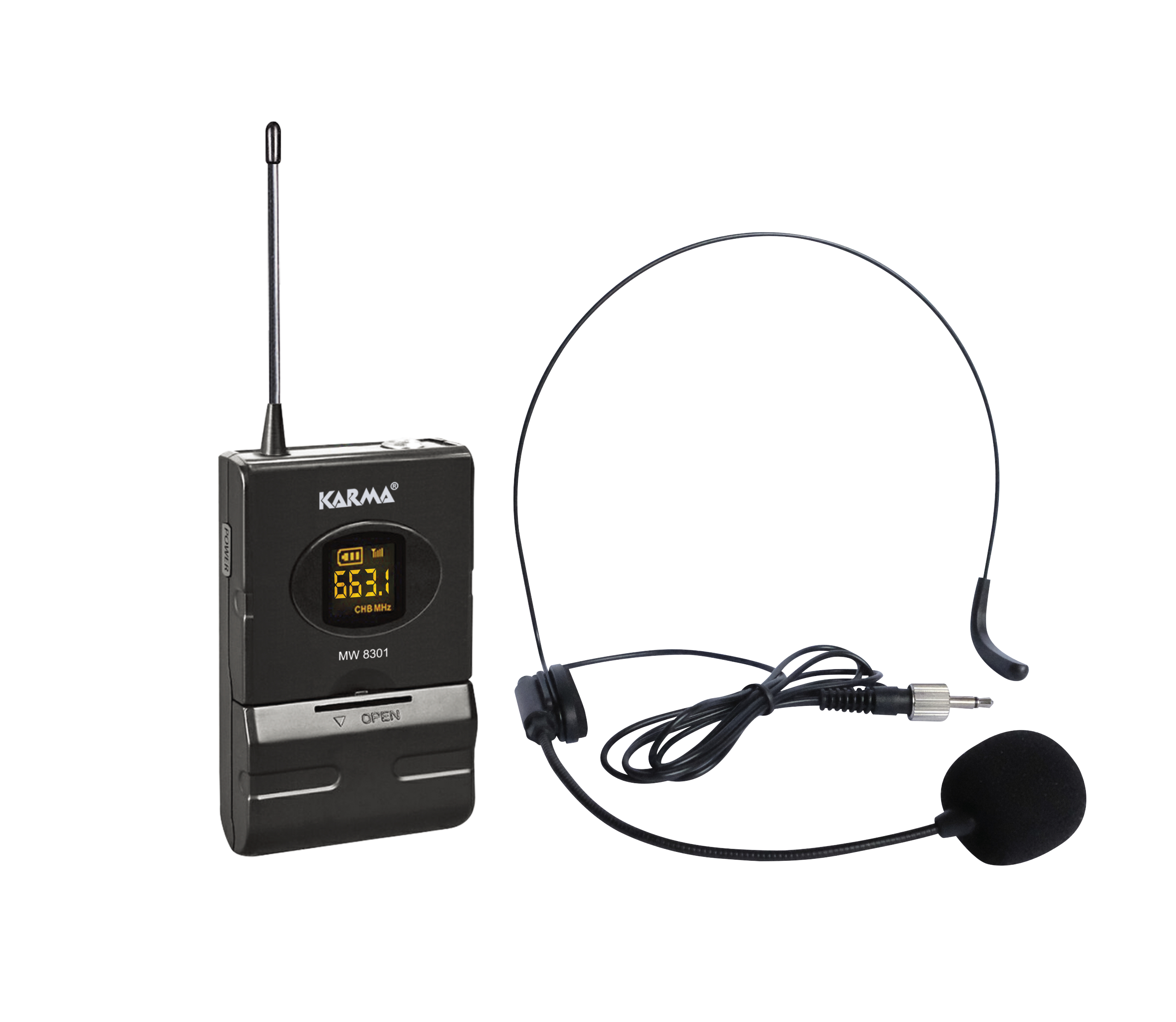 KARMA Trasmettitore bodypack per serie SET 8300