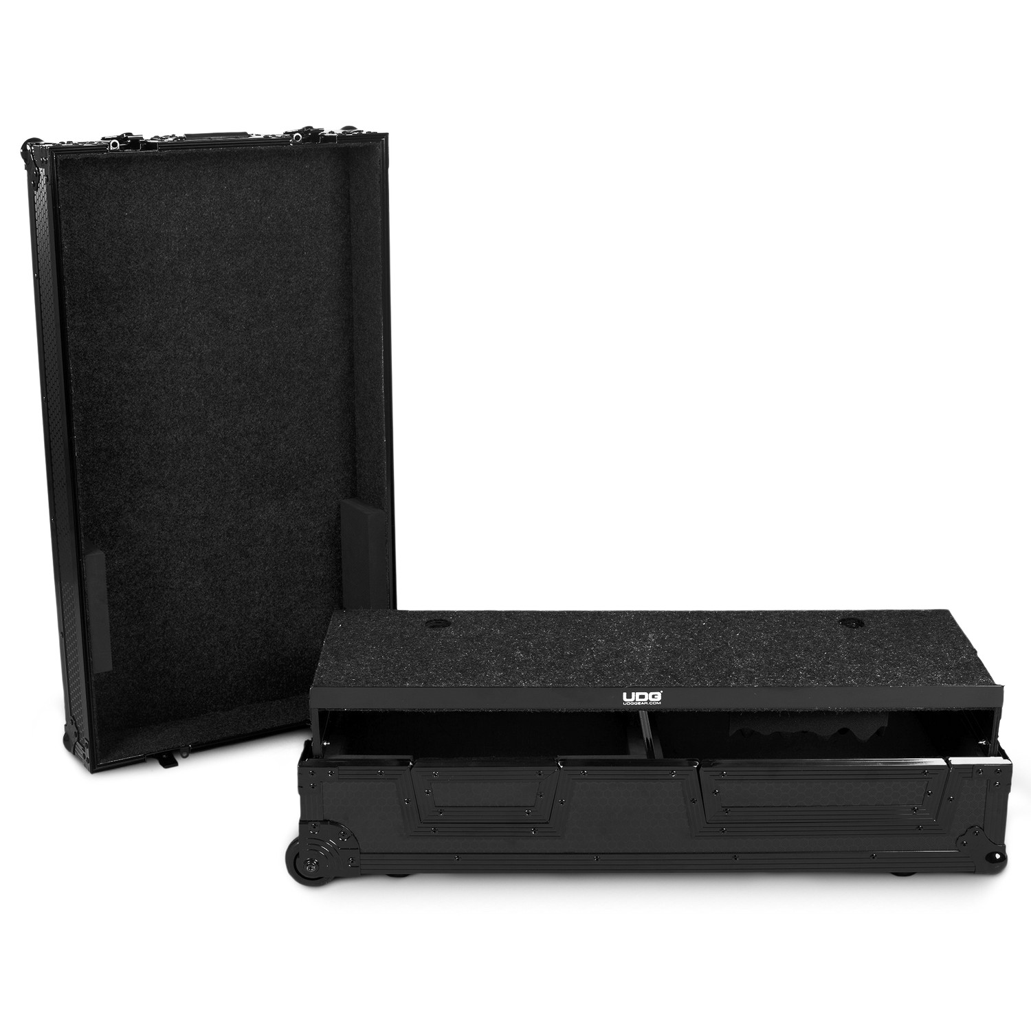 UDG U91100BL - ULTIMATE FLIGHT CASE SINGLE TURNTABLE BATTLE/PLX-CRSS12+10"/12" MIXER PLUS
