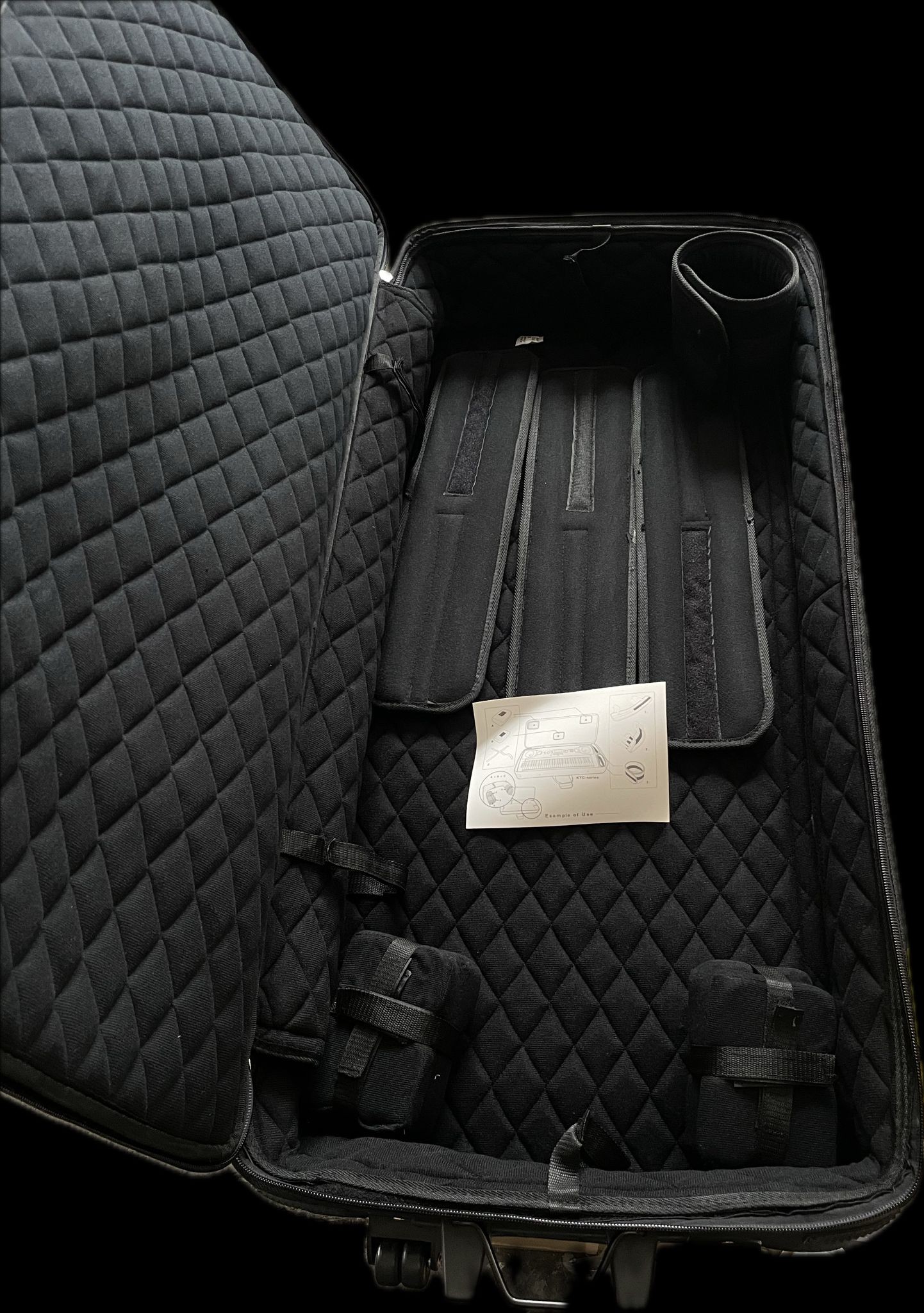 Luke & Daniel KCP45 - custodia rigida trolley per tastiera - 113 x 50 cm