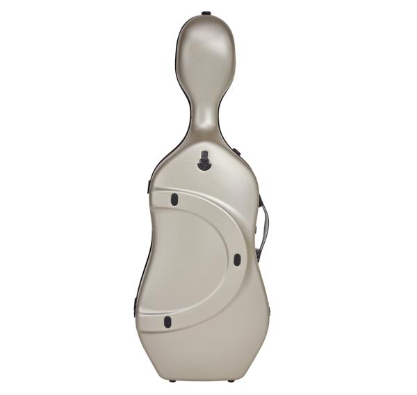 BAM ITALIA SUP1005XLCN CUSTODIA HIGHTECH SUPREME IN POLICARBONATO PER VIOLONCELLO - CHAMPAGNE - BLACK