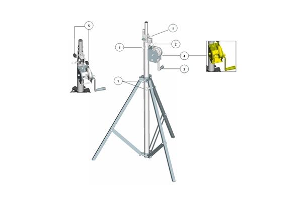 Quik Lok Perno SLS/15 con Boccola/Molla/Anello