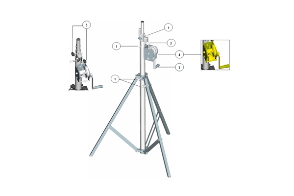 Quik Lok Perno SLS/15 con Boccola/Molla/Anello