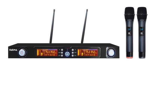 KARMA Doppio Radiomicrofono UHF