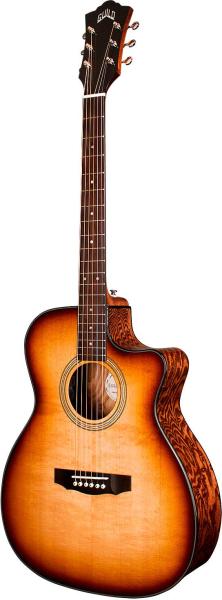 GUILD ITALIA OM-260CE DELUXE BURL EB EDGE BURST