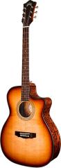 GUILD ITALIA OM-260CE DELUXE BURL EB EDGE BURST
