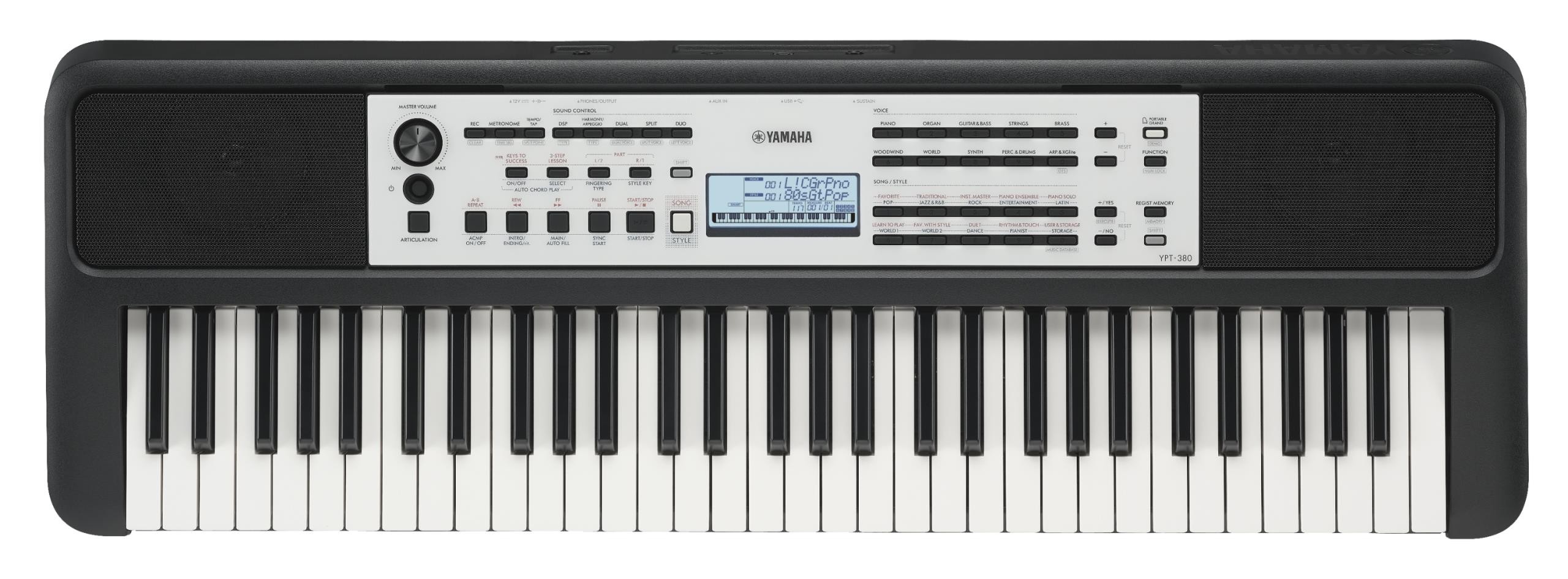 Yamaha YPT380 Tastiera Dinamica 61 Tasti